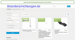 Desktop Screenshot of betonbeschichtungen.de