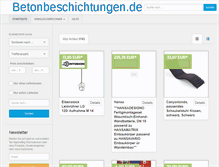 Tablet Screenshot of betonbeschichtungen.de